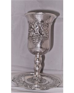 kiddush cup with plate