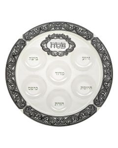 Glass Passover Plate UK46884