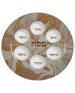 Glass Passover Plate UK48371