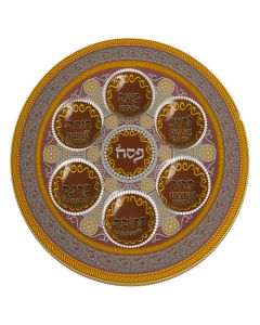 Glass Passover Plate UK48375