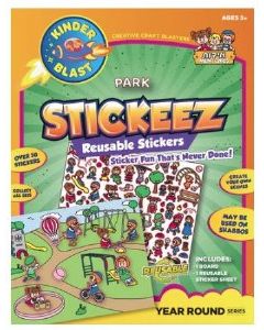 Stickeez Reusable Stickers And Board At The Park Theme