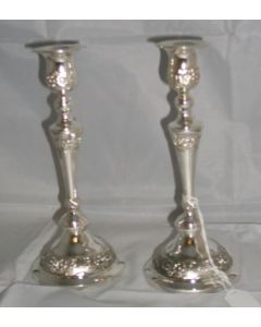 Candlestick silver plate 18cm