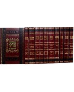 רמב"ם המנוקד גדול - 10 כרכים - מכון אור דוד RAMBAM MISHNEH TORAH 10 VOL MENUKAD FULL SIZE