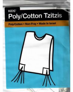Tzitzis #4 Round Neck poly/cotton