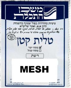 Tzitzis Mesh 26 Slit Neck Israeli